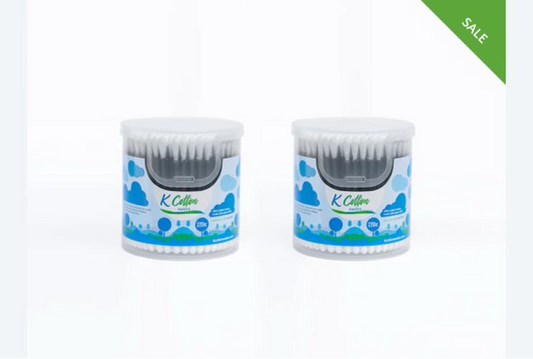 K Cotton Swabs (440 Swabs)
- 2 Pack