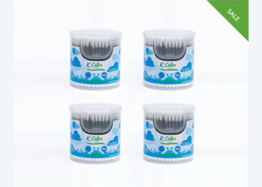 K Cotton Swabs (880 Swabs)
- 4 Pack